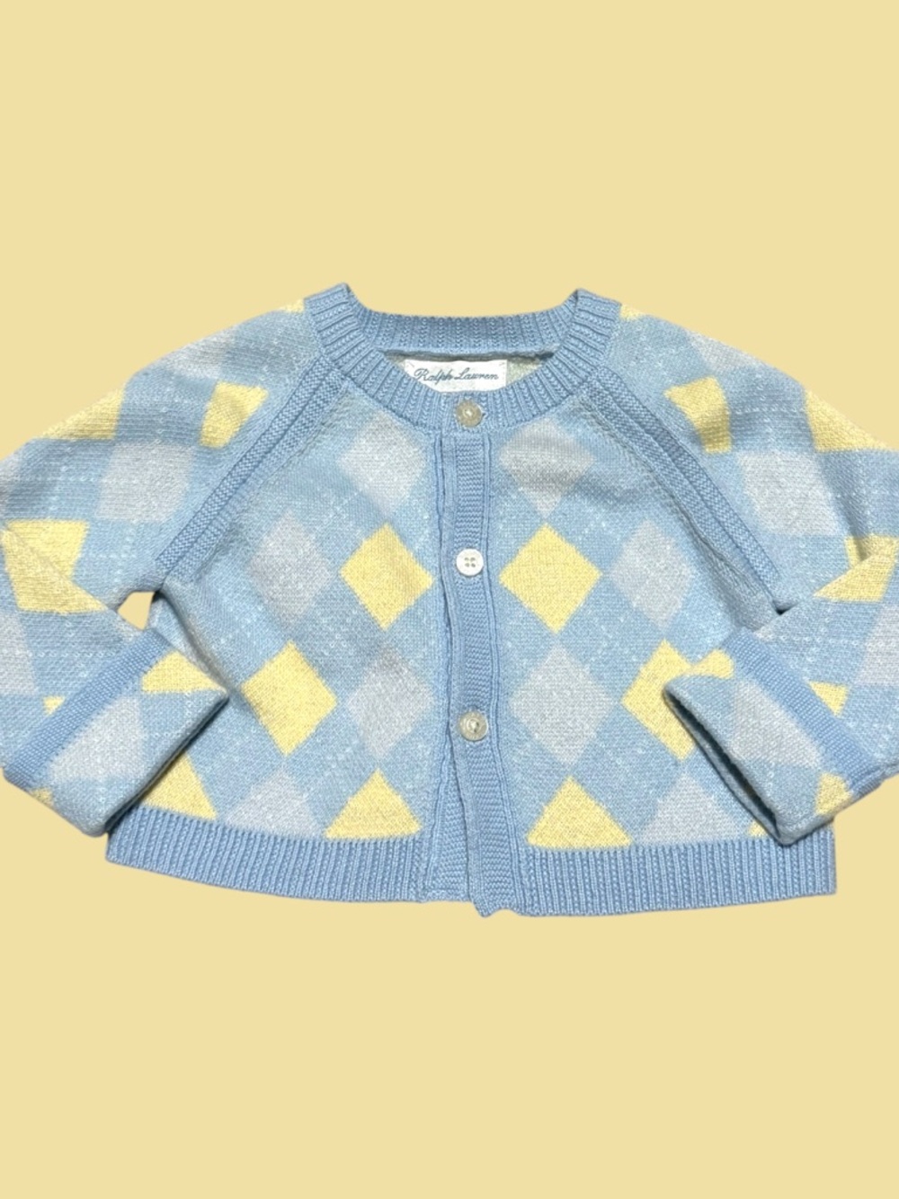 Ralph Lauren Baby Argyle Cardigan